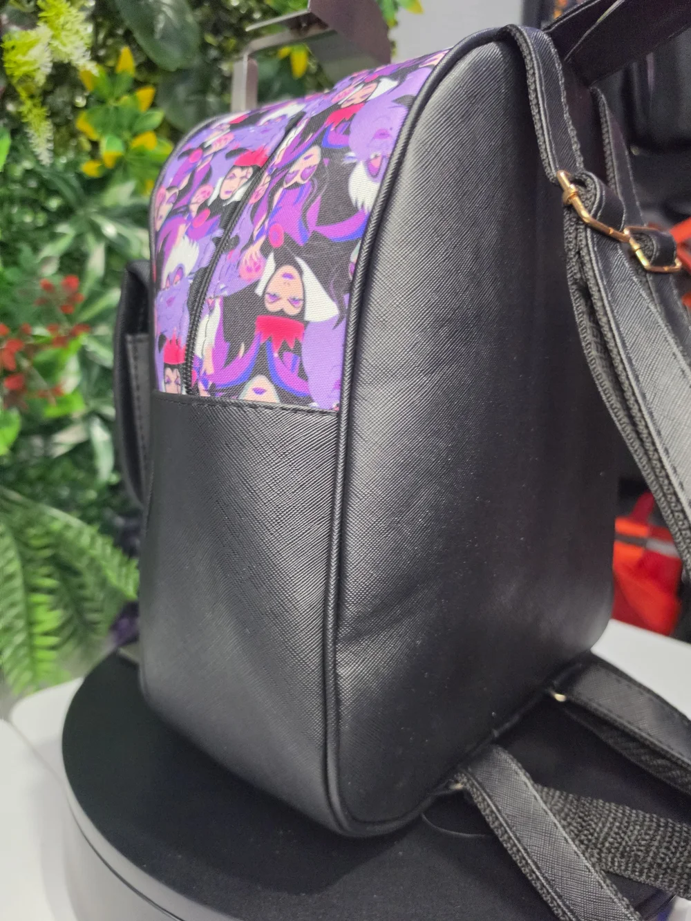 Disney Maleficent Black & Purple Mini Backpack